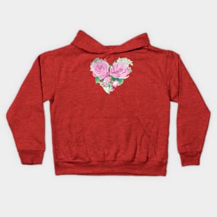 Rose Heart Kids Hoodie